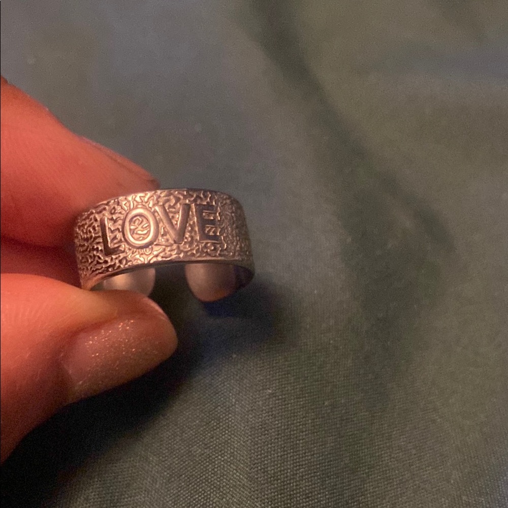 Ovi Silver Love Ring